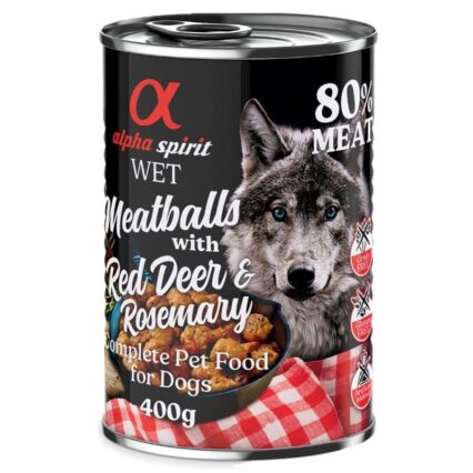 Alpha Spirit Dog Meatballs