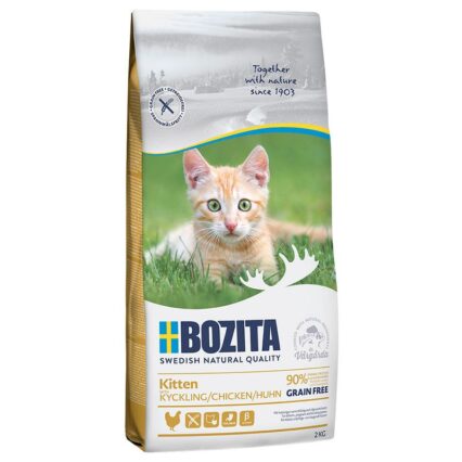 Bozita Grain Free Kitten - Chicken Small Kibbles